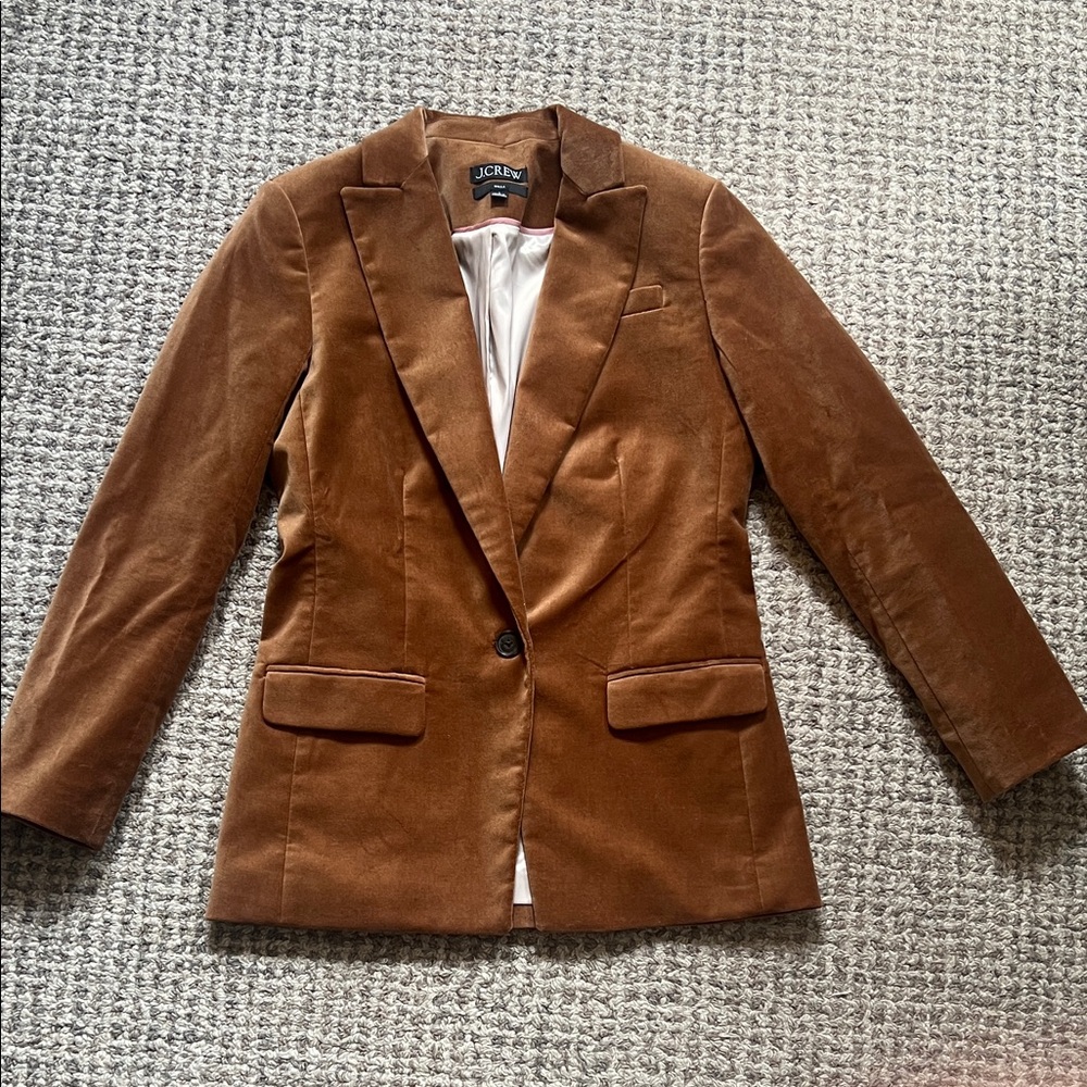 J.Crew Willa Blazer | Size 2 | Caramel Latte | Like New
